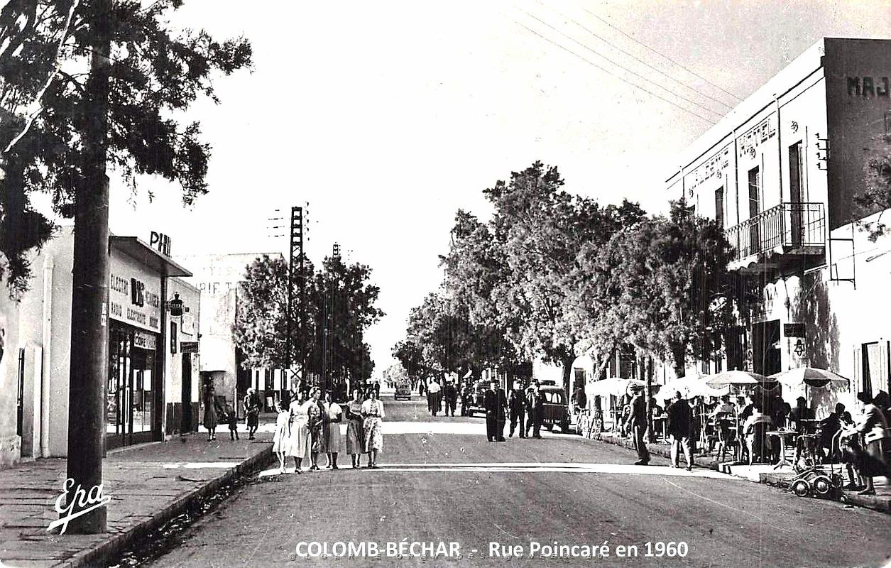 1737- Colomb-Bechar - Rue Poincare - 1960.jpg